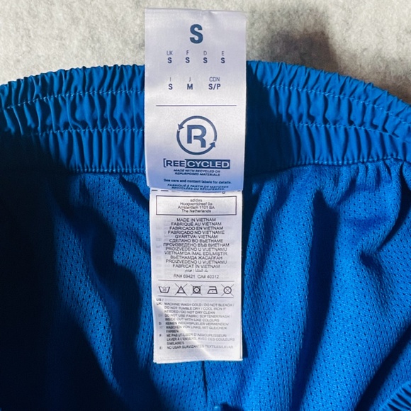 Reebok Men/Unisex S  Blue Classics Vector Shorts - Picture 8 of 8